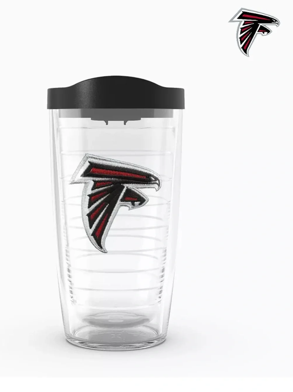 Atlanta Falcons 16 oz Double Wall Tervis Tumbler Cup w Lid